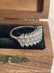 MaxSold Auction: Vintage 3 Layered Gem Stone Cluster Ring Sz. 9 - Toronto (Ontario, Canada) SELLER MANAGED Reseller Online Auction - Bayview Avenue