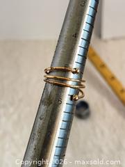 MaxSold Auction: Vintage Brass Bohemian Coil Wrap Ring Sz. 5 - Toronto (Ontario, Canada) SELLER MANAGED Reseller Online Auction - Bayview Avenue