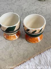 MaxSold Auction: Vintage Ceramic Handpainted Thailand Hard Boiled Egg Holders - Toronto (Ontario, Canada) SELLER MANAGED Reseller Online Auction - Bayview Avenue