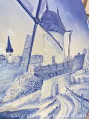 MaxSold Auction: Vintage German 3D Large Flow Blue Windmill Country Scene Stamped 12” - Toronto (Ontario, Canada) SELLER MANAGED Reseller Online Auction - Bayview Avenue