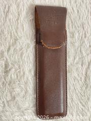 MaxSold Auction: Vintage Hughes Owens Hemmi Bamboo Slide Rule~With Leather Case No. 1762 - Toronto (Ontario, Canada) SELLER MANAGED Reseller Online Auction - Bayview Avenue