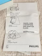 MaxSold Auction: Vintage Philips International Power Converter Plug Adapter Kit Boxed Made in Hong Kong - Toronto (Ontario, Canada) SELLER MANAGED Reseller Online Auction - Bayview Avenue