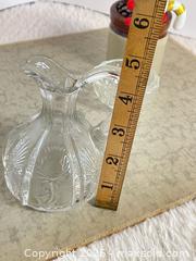 MaxSold Auction: Vintage Pressed Glass Cooking Pouring Jar & Italian Pressed Glass Mini Spice Bowl - Toronto (Ontario, Canada) SELLER MANAGED Reseller Online Auction - Bayview Avenue