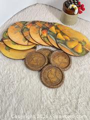 MaxSold Auction: Vintage Wood Coaster Collection - Toronto (Ontario, Canada) SELLER MANAGED Reseller Online Auction - Bayview Avenue