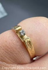 MaxSold Auction: 14k yellow gold solitaire diamond ring  - Markham (Ontario, Canada) SELLER MANAGED Downsizing Online Auction - Loring Crescent