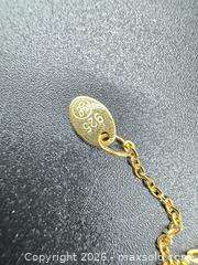 MaxSold Auction: 18k gold plated sterling silver necklace - Markham (Ontario, Canada) SELLER MANAGED Downsizing Online Auction - Loring Crescent