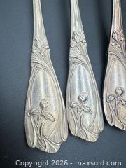 MaxSold Auction: 4 Pcs Christofle Art Nouveau Dinner Spoons & Forks - Markham (Ontario, Canada) SELLER MANAGED Downsizing Online Auction - Loring Crescent
