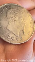 MaxSold Auction: 5 lire King Vittorio Emanuele II. Silver coin - Markham (Ontario, Canada) SELLER MANAGED Downsizing Online Auction - Loring Crescent