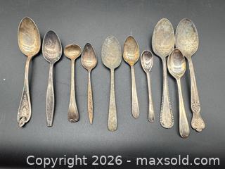 MaxSold Auction: Antique silverware tea and coffee spoons  - Markham (Ontario, Canada) SELLER MANAGED Downsizing Online Auction - Loring Crescent