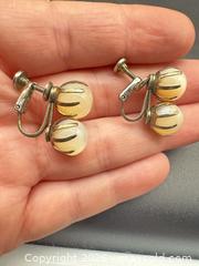 MaxSold Auction: Antique Victorian Double moonstone earrings - Markham (Ontario, Canada) SELLER MANAGED Downsizing Online Auction - Loring Crescent