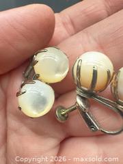 MaxSold Auction: Antique Victorian Double moonstone earrings - Markham (Ontario, Canada) SELLER MANAGED Downsizing Online Auction - Loring Crescent