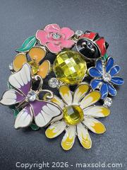 MaxSold Auction: Diorette enamel brooch/pendant - Markham (Ontario, Canada) SELLER MANAGED Downsizing Online Auction - Loring Crescent