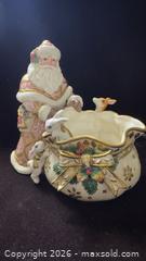 MaxSold Auction: Fitz & Floyd Santa Claus bowl - Markham (Ontario, Canada) SELLER MANAGED Downsizing Online Auction - Loring Crescent