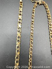 MaxSold Auction: Gold tone necklace and bracelets  - Markham (Ontario, Canada) SELLER MANAGED Downsizing Online Auction - Loring Crescent