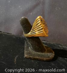 MaxSold Auction: Large heavy 14k yellow gold ring with appraisal 27.3 gr - Markham (Ontario, Canada) SELLER MANAGED Downsizing Online Auction - Loring Cres.