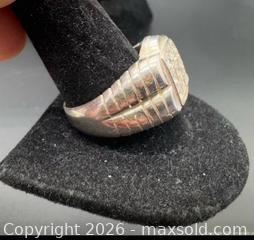 MaxSold Auction: Large Sterling silver men’s ring  - Markham (Ontario, Canada) SELLER MANAGED Downsizing Online Auction - Loring Crescent
