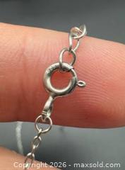 MaxSold Auction: Sterling silver evil eye pendant necklace  - Markham (Ontario, Canada) SELLER MANAGED Downsizing Online Auction - Loring Crescent