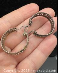 MaxSold Auction: Sterling silver Italian hoops - Markham (Ontario, Canada) SELLER MANAGED Downsizing Online Auction - Loring Crescent