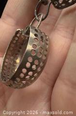 MaxSold Auction: Sterling silver Italian hoops - Markham (Ontario, Canada) SELLER MANAGED Downsizing Online Auction - Loring Crescent