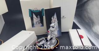MaxSold Auction: Swarovski Harlequin crystal figurine with stand & plaque& box & paper - Markham (Ontario, Canada) SELLER MANAGED Downsizing Online Auction - Loring Crescent