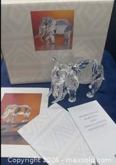 MaxSold Auction: Swarovski signed Elephant Crystal figurine with box & papers - Markham (Ontario, Canada) SELLER MANAGED Downsizing Online Auction - Loring Crescent