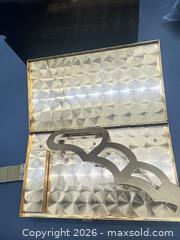 MaxSold Auction: Vintage metal compact carryall wristlet purse - Markham (Ontario, Canada) SELLER MANAGED Downsizing Online Auction - Loring Crescent