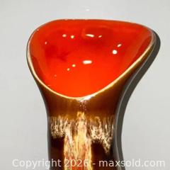 MaxSold Auction: RARE Vintage MCM Drip Glaze Ceramic Biomorphic Pottery Vase Maurice Chalvignac - Ottawa (Ontario, Canada) SELLER MANAGED Downsizing Online Auction - Borland Drive