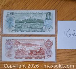 MaxSold Auction: 73/74 One & Two Dollar Bills - View Royal (British Columbia, Canada) SELLER MANAGED Downsizing Online Auction - Pheasant Lane