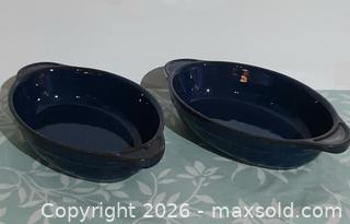 MaxSold Auction: Denby Boston Blue Gratin Dishes - View Royal (British Columbia, Canada) SELLER MANAGED Downsizing Online Auction - Pheasant Lane