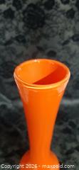 MaxSold Auction: MCM Orange Empoli Cased Glass Bud Vase - View Royal (British Columbia, Canada) SELLER MANAGED Downsizing Online Auction - Pheasant Lane