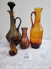 MaxSold Auction: Random Glass Brown Lot - View Royal (British Columbia, Canada) SELLER MANAGED Downsizing Online Auction - Pheasant Lane