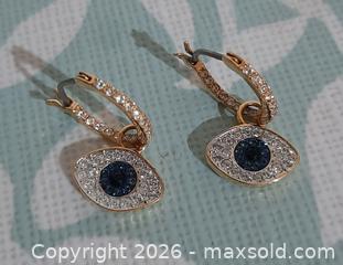 MaxSold Auction: Swarovski Evil Eye Earrings - View Royal (British Columbia, Canada) SELLER MANAGED Downsizing Online Auction - Pheasant Lane