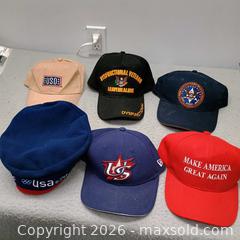 MaxSold Auction: Assorted Military and political hat lot - Waterford (New Jersey, USA) SELLER MANAGED Downsizing Online Auction - Chew Road