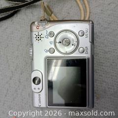 MaxSold Auction: Camera lot (3) canon sure shot, etc - Waterford (New Jersey, USA) SELLER MANAGED Downsizing Online Auction - Chew Road