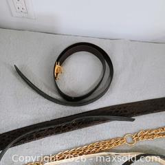 MaxSold Auction: Misc belt lot 7 5 female 2 male  - Waterford (New Jersey, USA) SELLER MANAGED Downsizing Online Auction - Chew Road