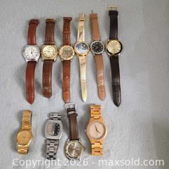 MaxSold Auction: Watch lot (10) Timex etc  - Waterford (New Jersey, USA) SELLER MANAGED Downsizing Online Auction - Chew Road