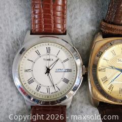 MaxSold Auction: Watch lot (10) Timex etc  - Waterford (New Jersey, USA) SELLER MANAGED Downsizing Online Auction - Chew Road