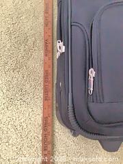 MaxSold Auction: Black 4-Piece Fabric Luggage Set (Rolling Suitcase + 3 Bags) - Toronto (Ontario, Canada) PARTNER MANAGED Downsizing Online Auction - Dawlish Avenue