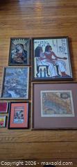 MaxSold Auction: Lot of 8 Framed Prints – Religious, Maps, Landscapes - Toronto (Ontario, Canada) PARTNER MANAGED Downsizing Online Auction - Dawlish Avenue