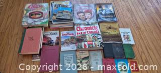 MaxSold Auction: Lot of Assorted Vintage Books, Approx. 25 - Toronto (Ontario, Canada) PARTNER MANAGED Downsizing Online Auction - Dawlish Avenue