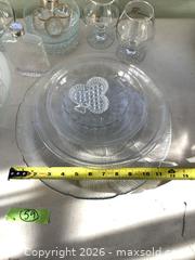 MaxSold Auction: Lot of Mixed Vintage Clear Pressed Glass Tableware - Toronto (Ontario, Canada) PARTNER MANAGED Downsizing Online Auction - Dawlish Avenue