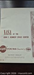 MaxSold Auction: NASA at the John F. Kennedy Space Center Tour Booklet (TWA) Collectible - Toronto (Ontario, Canada) PARTNER MANAGED Downsizing Online Auction - Dawlish Avenue