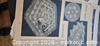 MaxSold Auction: Vintage German Knitting, Crochet & Needlework Pattern Sheets (Lot) Textile Art - Toronto (Ontario, Canada) PARTNER MANAGED Downsizing Online Auction - Dawlish Avenue