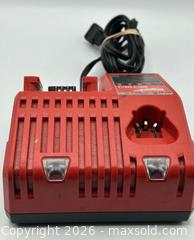 MaxSold Auction: Milwaukee M12 M18 18V Battery Charger 48-59-1812 Lithium Ion 12 18 Volt - St. Catharines (Ontario, Canada) SELLER MANAGED Reseller Online Auction - Drury Crescent