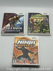 MaxSold Auction: Nintendo Wii Games - St. Catharines (Ontario, Canada) SELLER MANAGED Reseller Online Auction - Drury Crescent