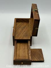 MaxSold Auction: Wood & Brass Box With Hidden Compartment - St. Catharines (Ontario, Canada) SELLER MANAGED Reseller Online Auction - Drury Crescent