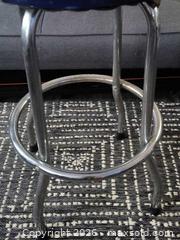 MaxSold Auction: Toronto Maple Leafs Vinyl Bar Stool, Chrome Frame - Belleville (Ontario, Canada) SELLER MANAGED Downsizing Online Auction - Pringle Drive