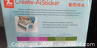 MaxSold Auction: Xyron Create-A-Sticker Manual Sticker Maker - Belleville (Ontario, Canada) SELLER MANAGED Downsizing Online Auction - Pringle Drive