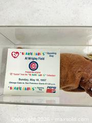 MaxSold Auction: “Cubbie” Beanie Baby Wrigley Field Opening Day 1997 - Dundee Township (Illinois, USA) PARTNER MANAGED Reseller Online Auction - Airport Road