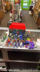 MaxSold Auction: Marvel Lunchbox full of Marvel & DC Action Figures - Dundee Township (Illinois, USA) PARTNER MANAGED Reseller Online Auction - Airport Road